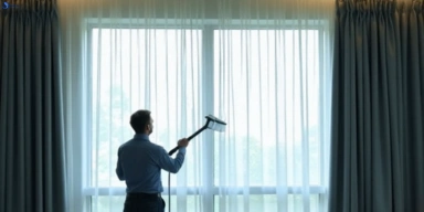 Commercial curtain stain removal service collingwood-park hotels offices restaurants