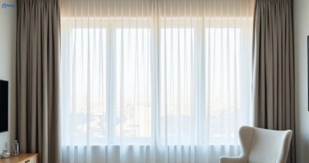 Freshly steam cleaned curtains in collingwood-park QLD